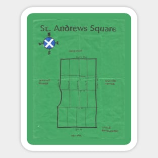 St. Andrews Square Sticker